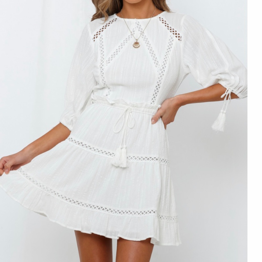 Hello Molly White Dress